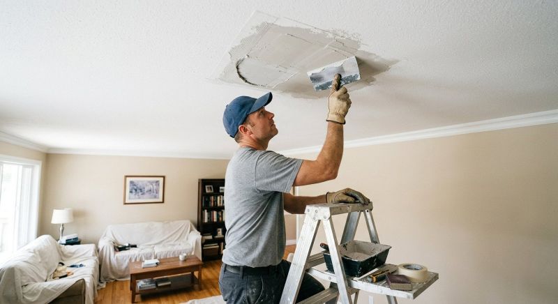 Ceiling Hole Repair in Conroe, TX
