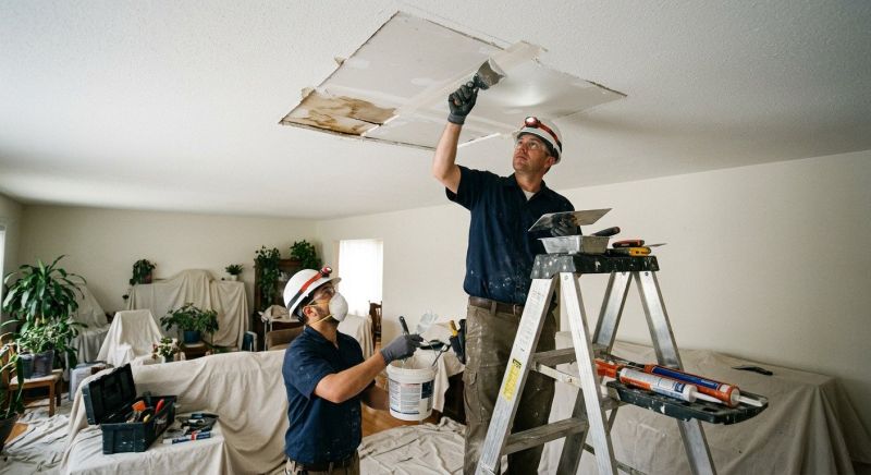 Ceiling Hole Repair in Kansas City, KS
