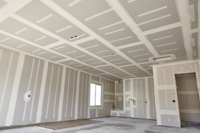 Room with Installed Drywall