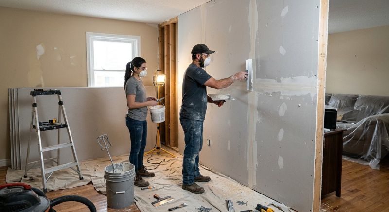 House Drywall Installation in Olathe, KS