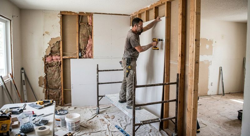 Residential Drywall Service in Overland Park, KS