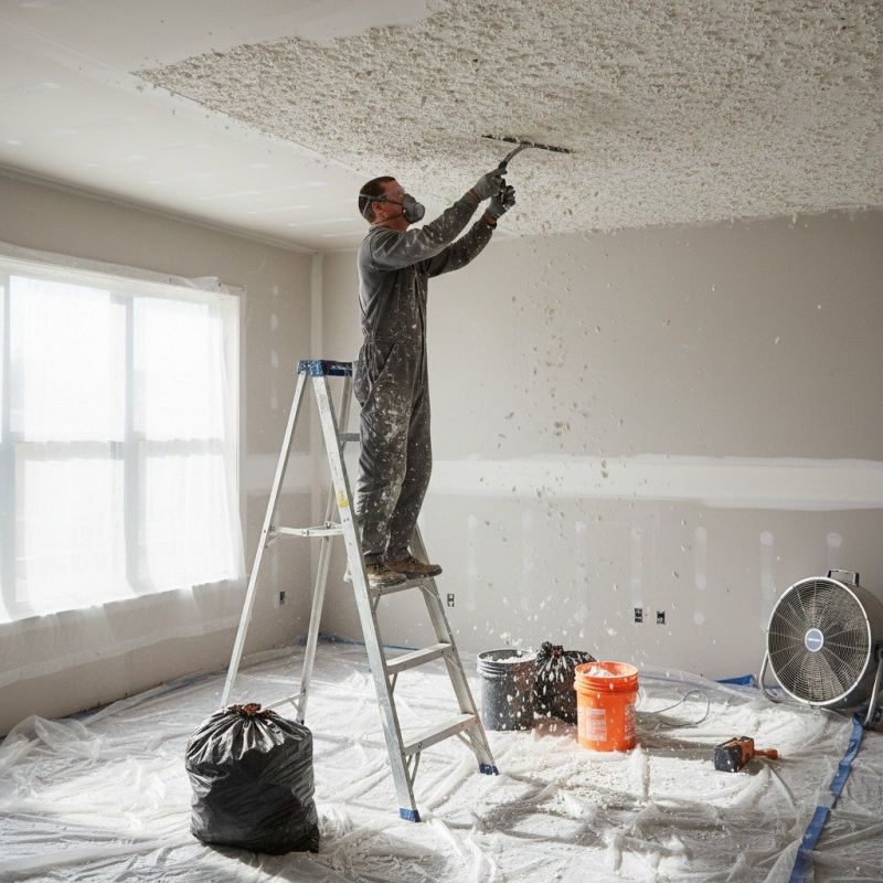 Swirled Ceiling Removal in Waco, TX